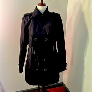 Calvin Klein Women’s Black Trench Coat